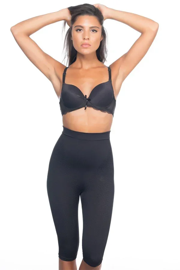 Siyah MI 2040 Anti Selülit Boxer Korse