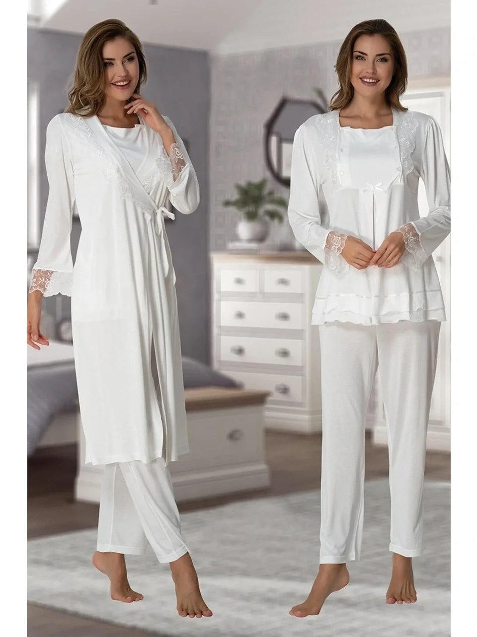 Effortt 2018 Sabahlıklı Lohusa Pijama Takımı