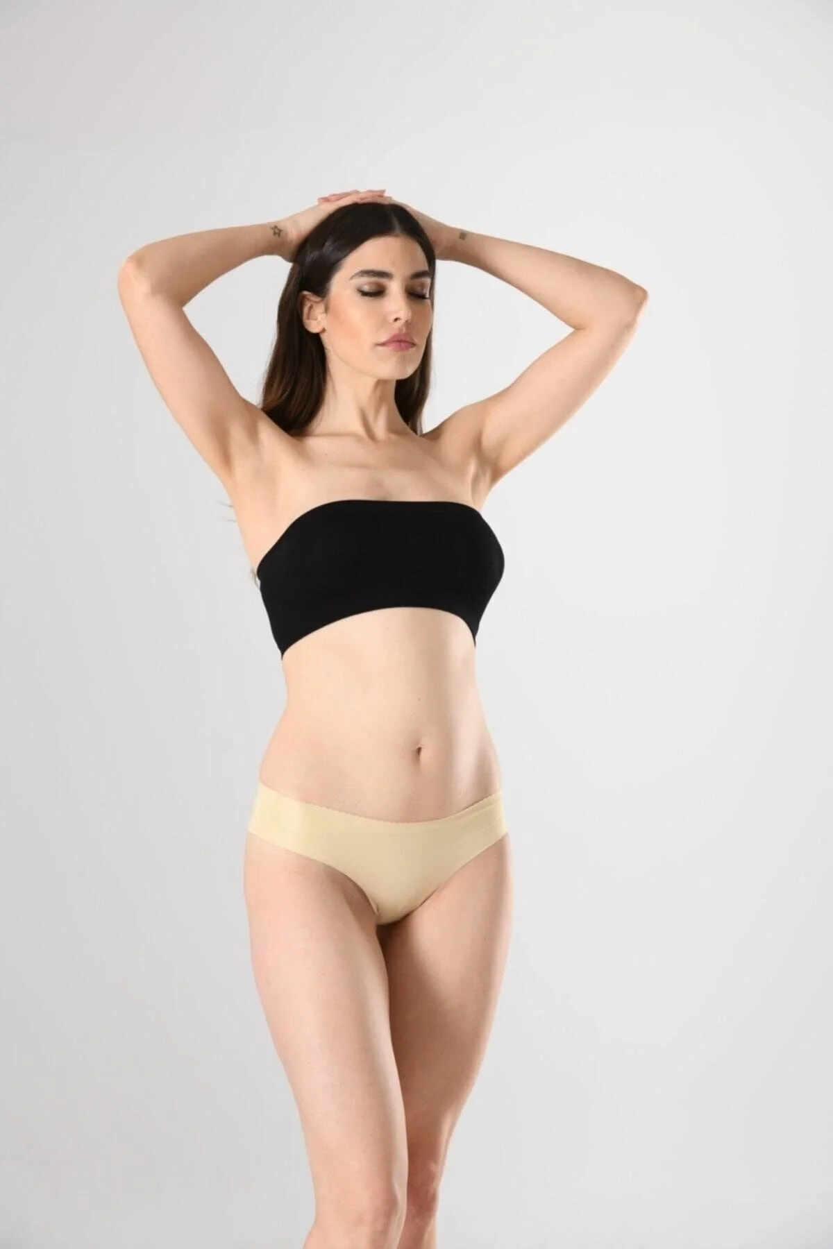 Miss fit 12583 Lazer Kesim Silikonlu Slip görsel 2