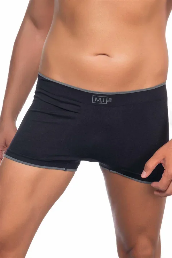 Siyah MI 2103 Soft Erkek Boxer