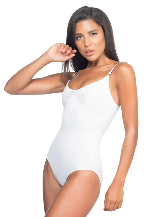 Beyaz Desenli Body Korse görsel 2