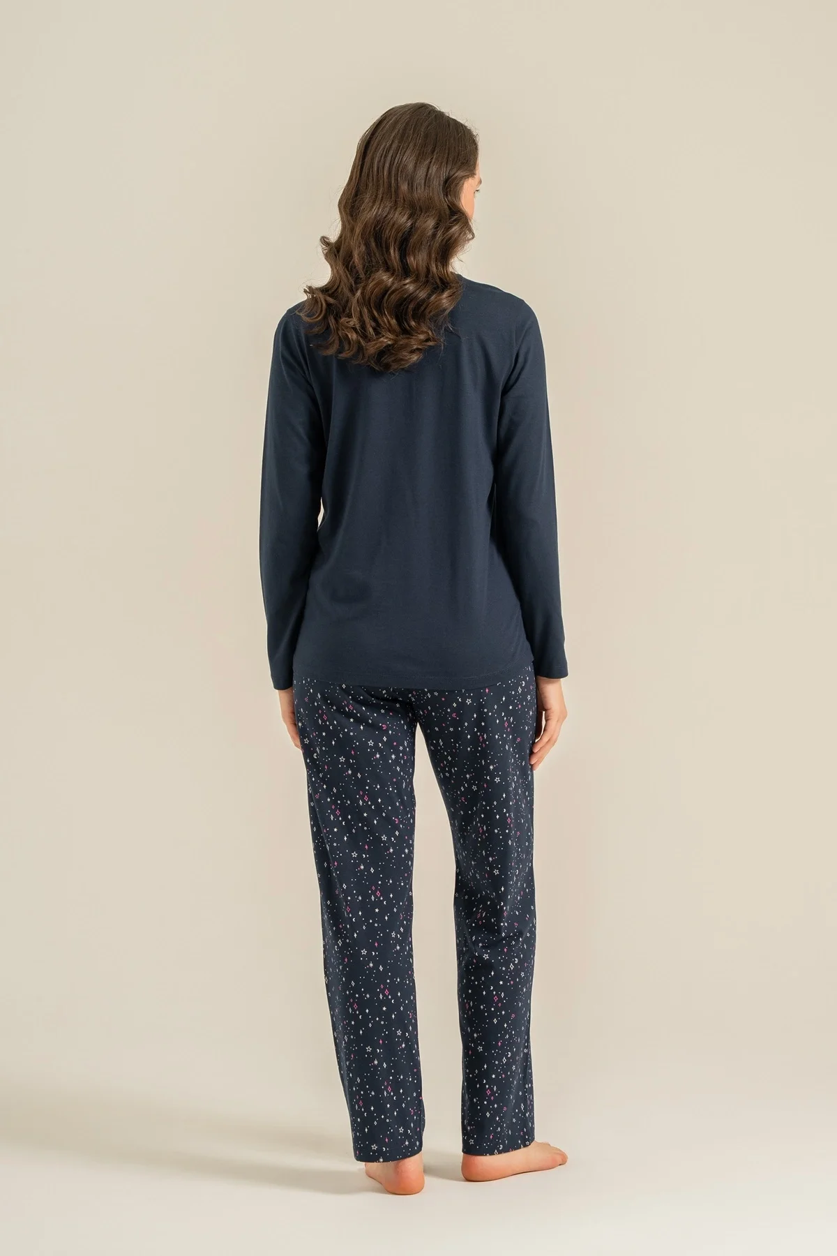 Arnetta Ar3775-S Kadın Uzun Kollu Pijama Takım görsel 8