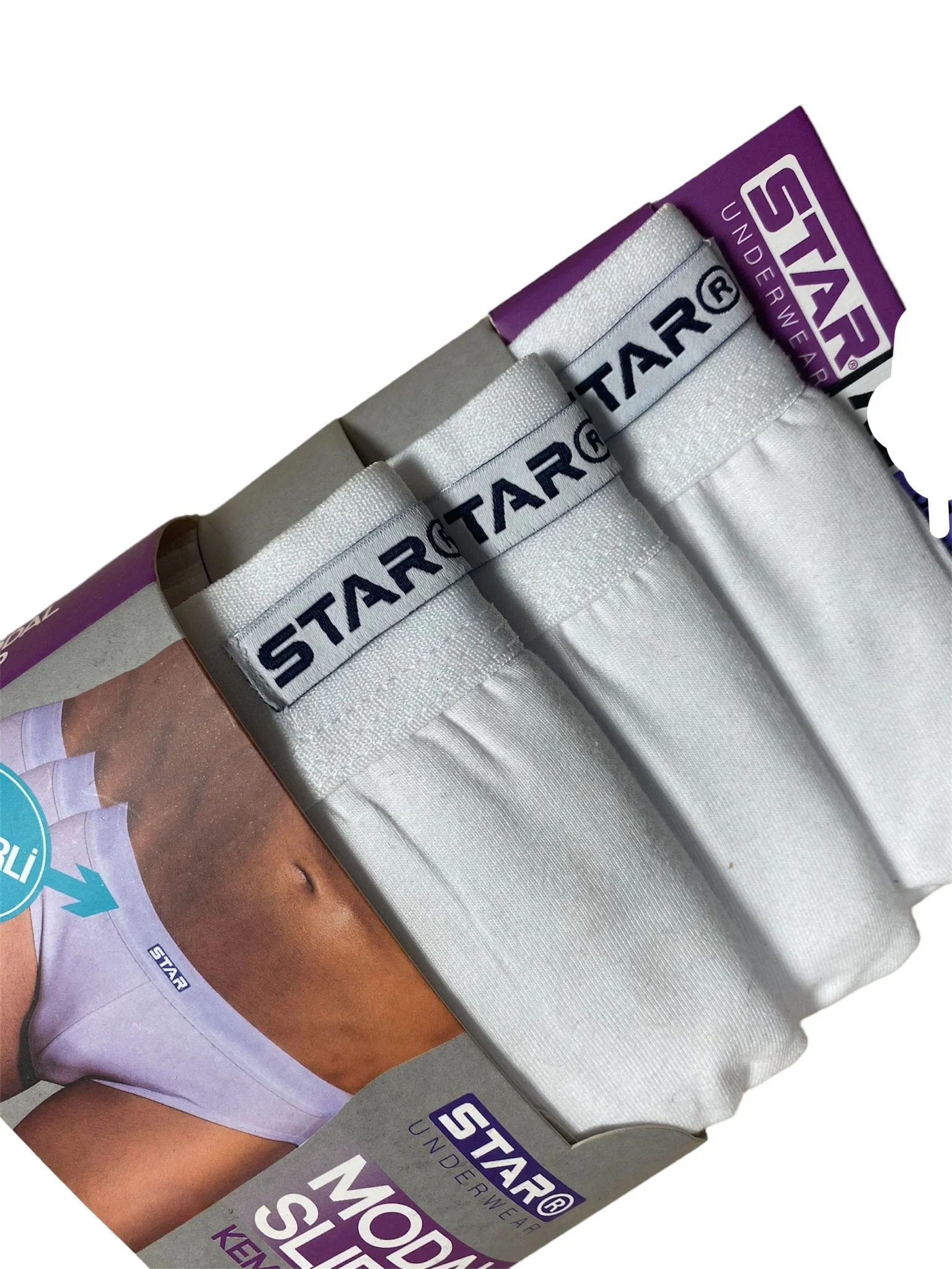 Star 109 Erkek 3'lü Modal Slip görsel 4