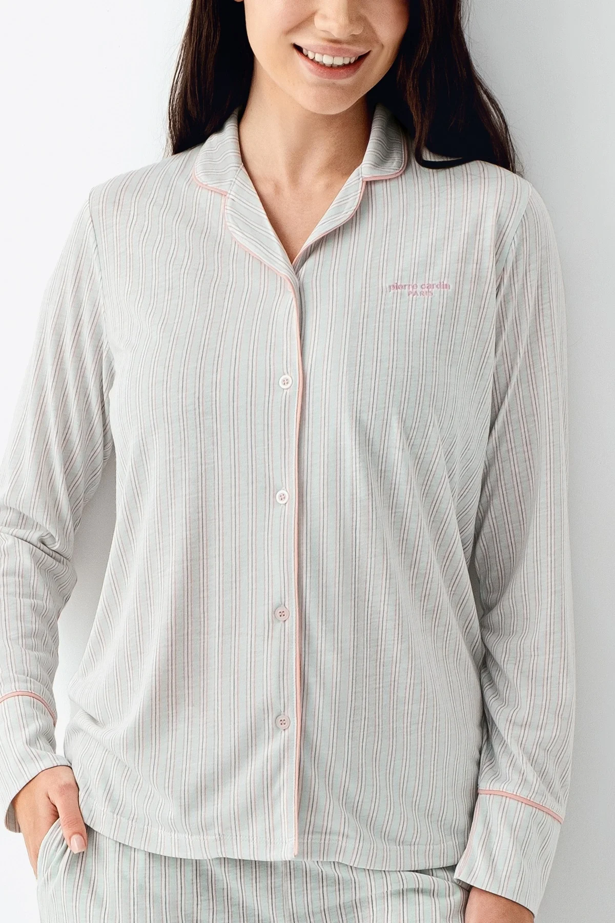 Pierre Cardin 9051-S Gömlek Pijama Takımı görsel 2