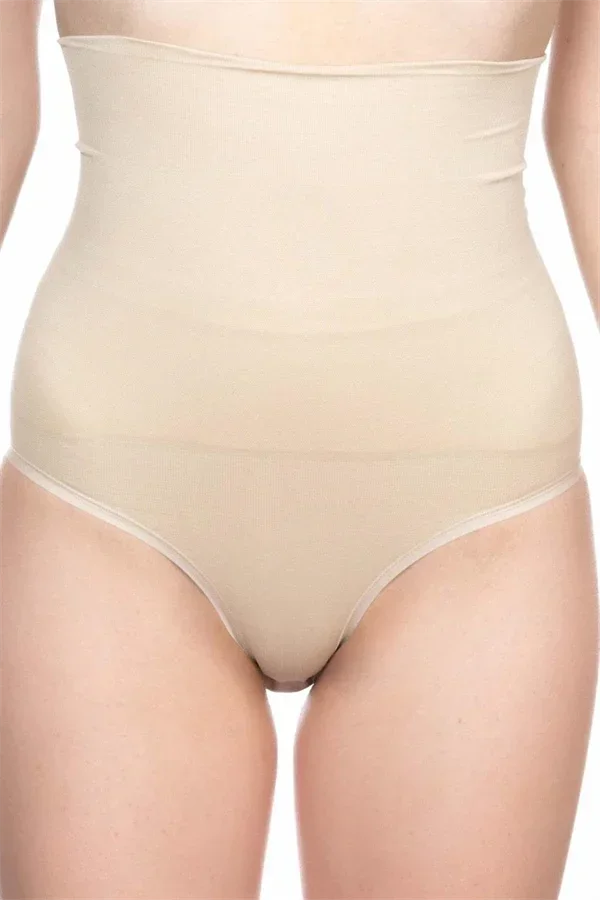 Ten Double Yüksek Bel Çıtçıtlı Slip Korse