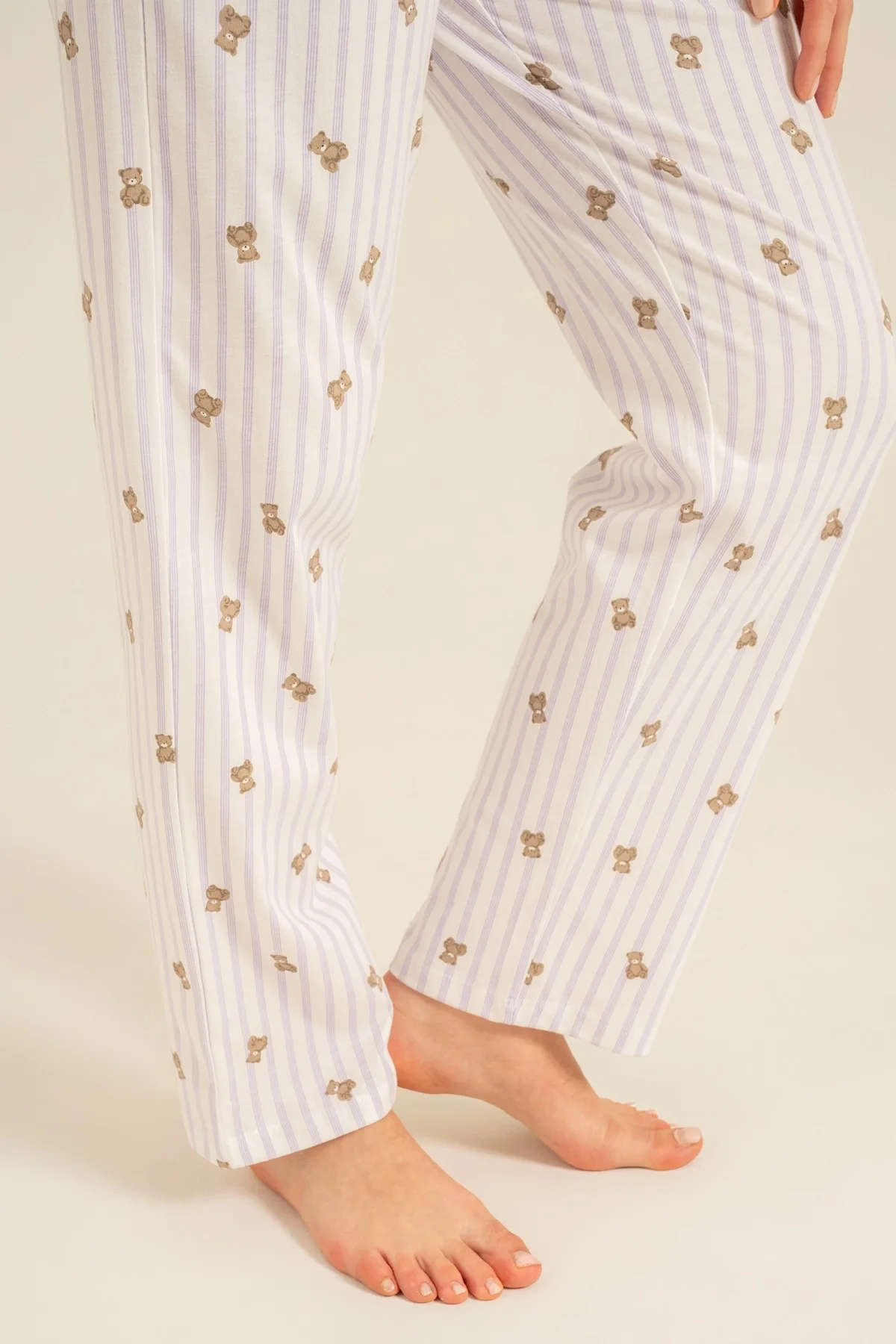 Rolypoly Rp3913-S Kadın Gömlek Pijama Takım görsel 5