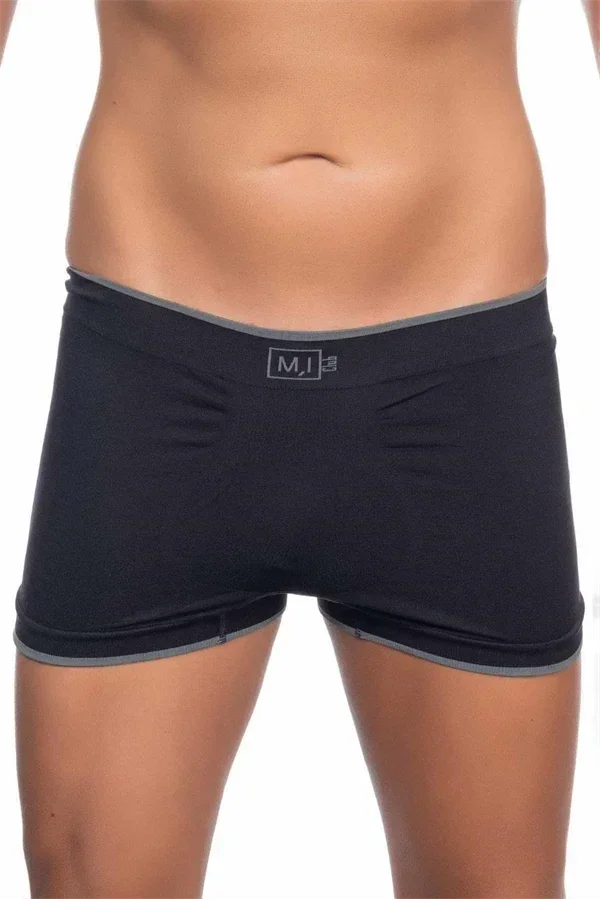 Siyah MI 2104 Soft Erkek Boxer