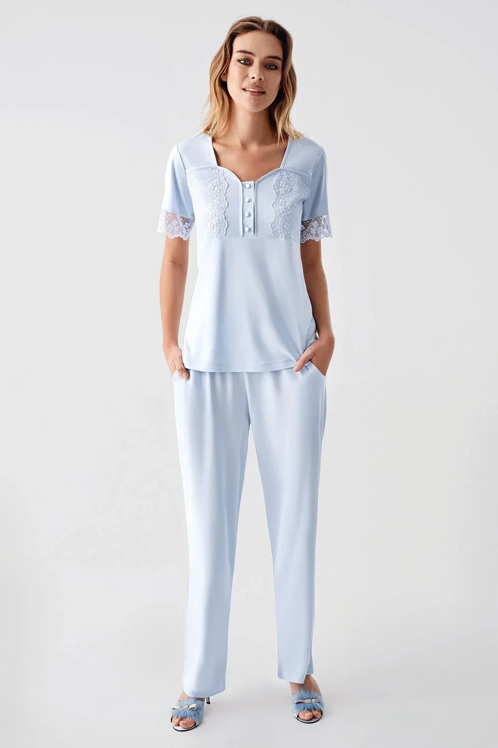 Freshness 321 Kadın Sabahlıklı Pijama Takımı görsel 2