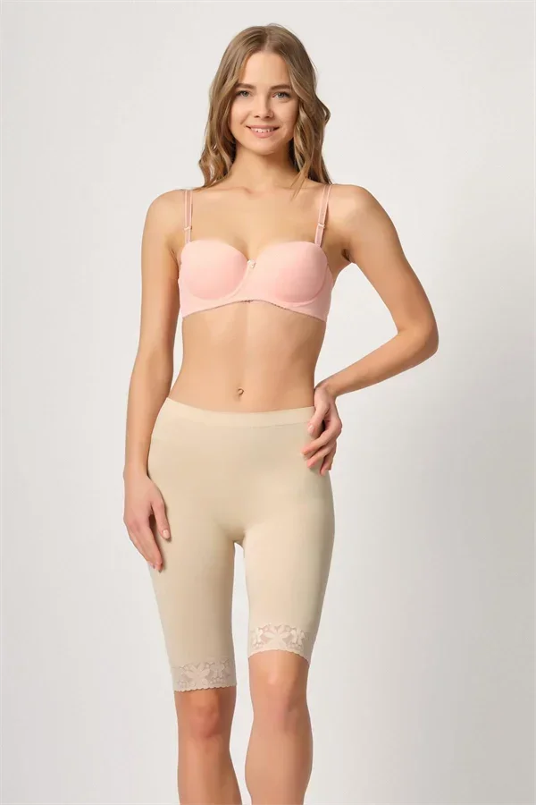 Ten MI 3004 Soft Uzun Paça Dantel Boxer