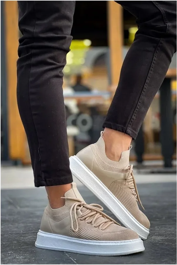 Erkek Fitness Ayakkabı Ayakkabı Bağcıklı Yürüyüş Modern Destekli Spor görsel 2