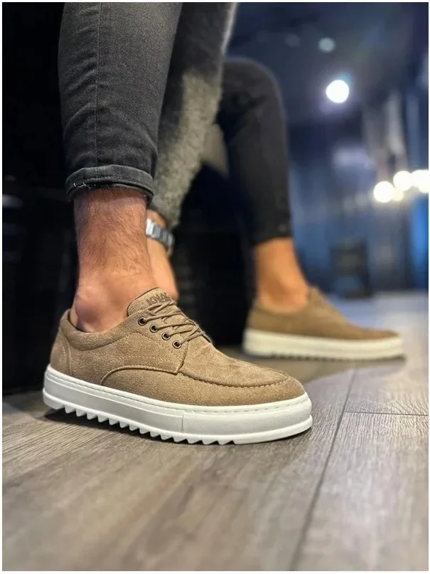 Erkek Ayakkabı Ayakkabı Bağcıklı Süet Klasik Casual Ofis Dengeli