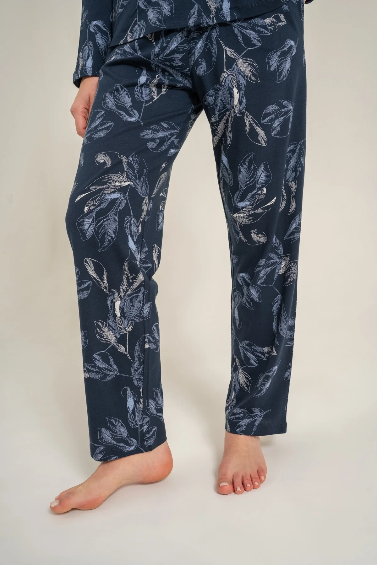 Pierre Cardin 9259-S Kadın Uzun Kol Gömlek Pijama Takımı görsel 7