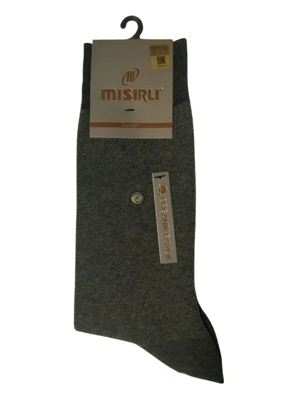 Mısırlı 60002 Erkek Organik Pamuk Soket Çorap görsel 4