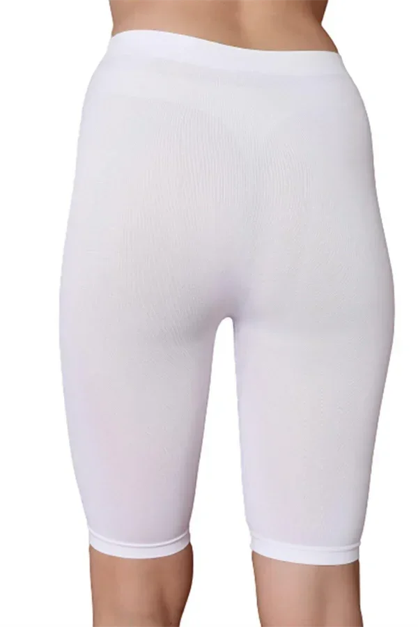 Beyaz MI 3856 Soft Kapri Tayt görsel 2