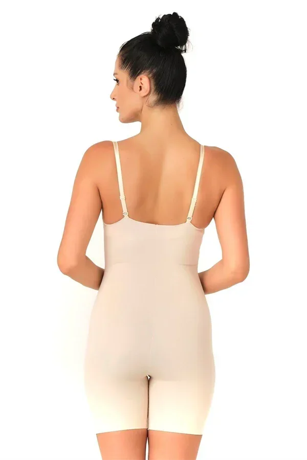 Ten Lazer Kesim Göğsü Açık Boxer Body Korse görsel 2