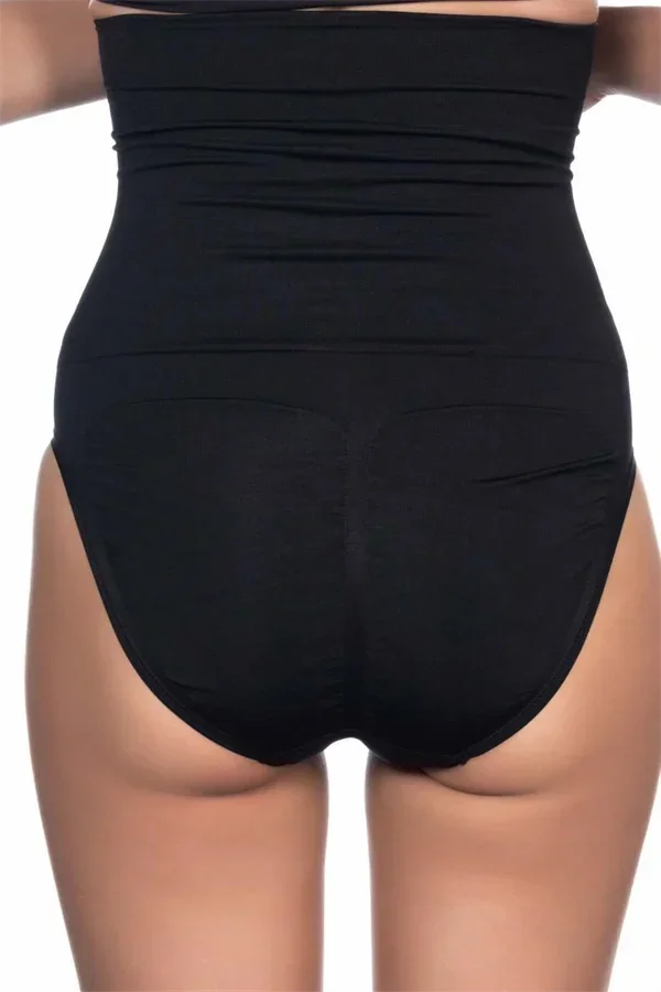 Siyah Yüksek Bel Double Slip Korse görsel 3