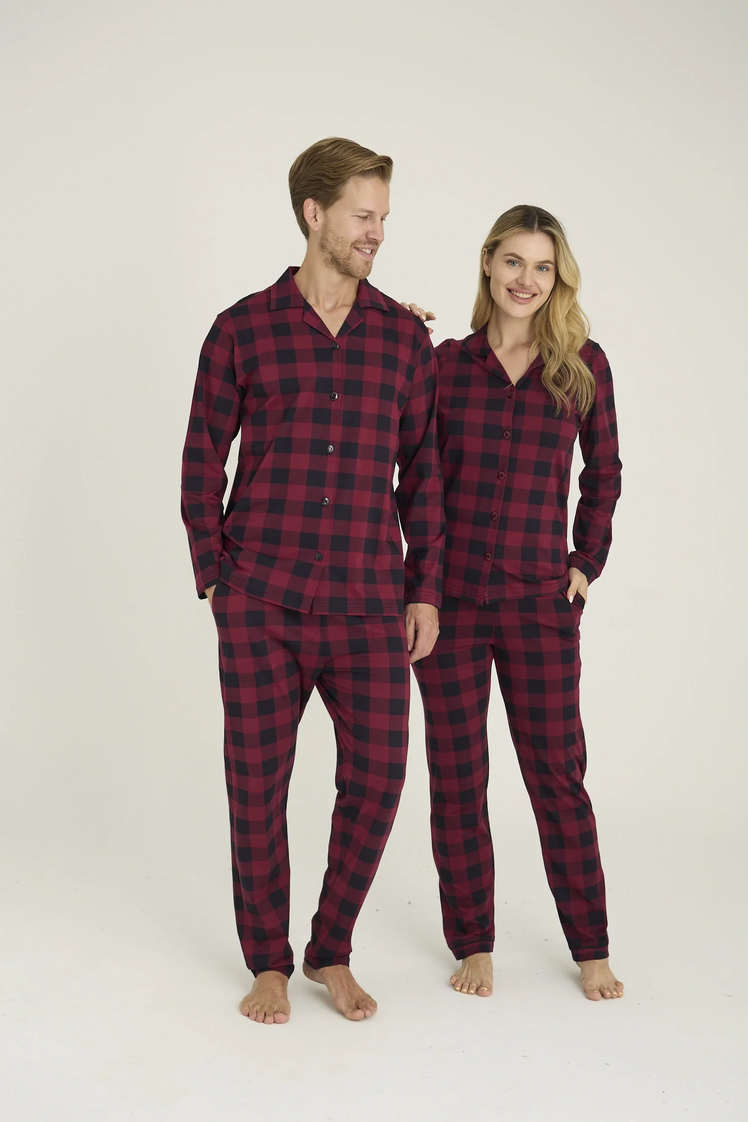 Kocabey 9209 Erkek Apaj Yaka Pijama Takım