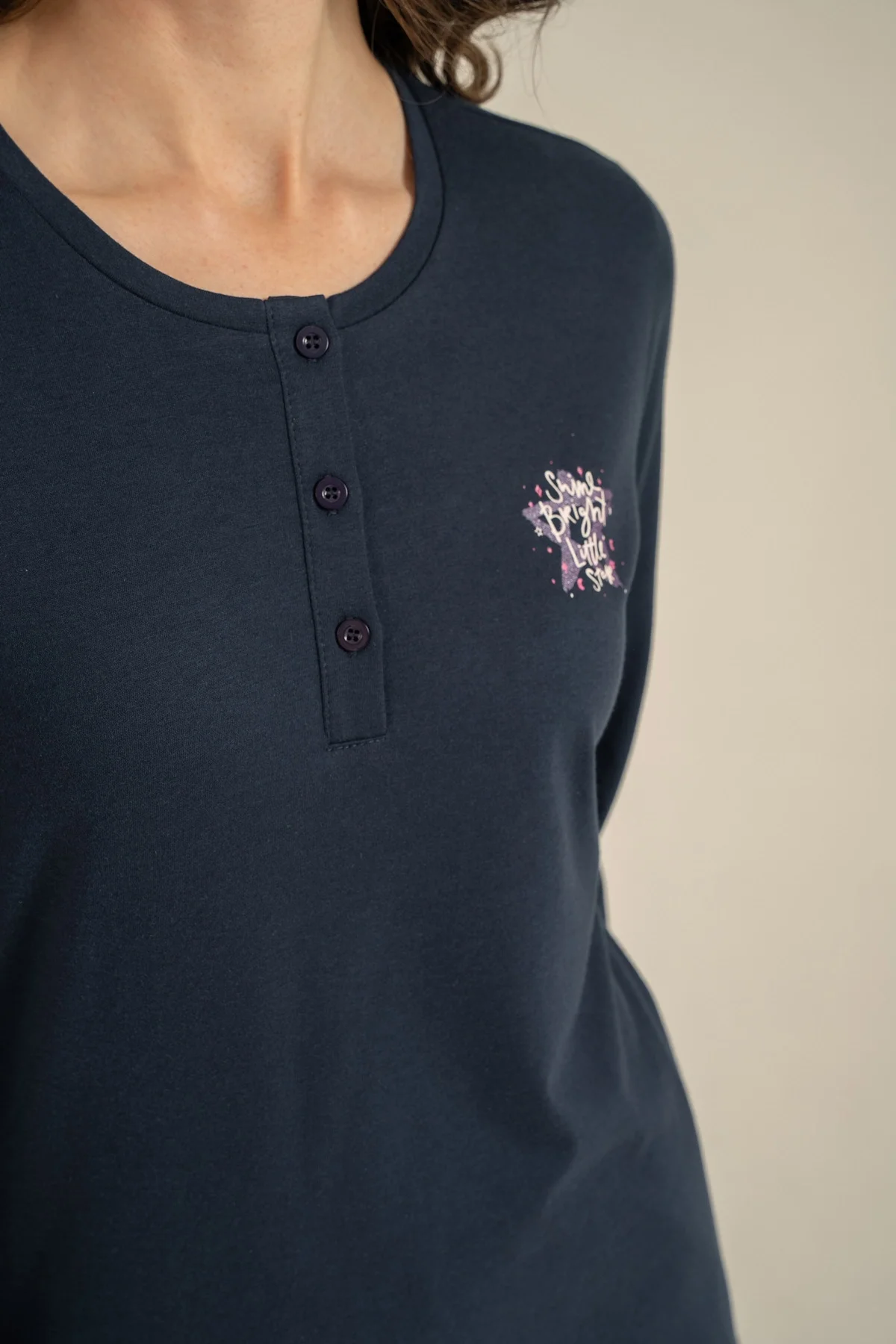 Arnetta Ar3775-X Kadın Uzun Kollu Pijama Takım görsel 7