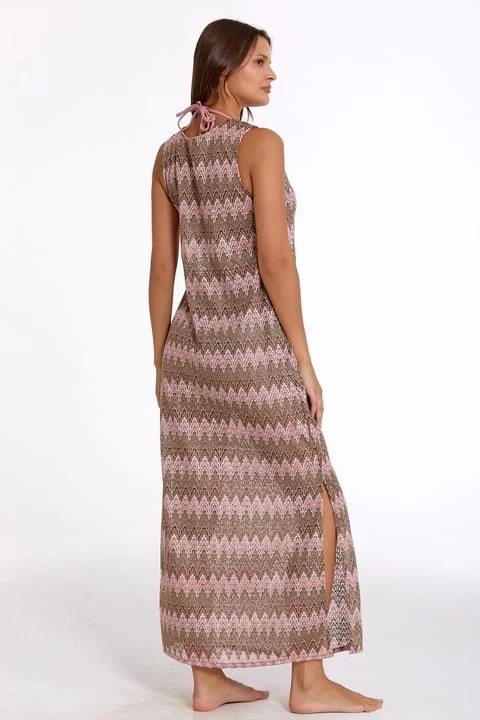 Argento 2100-3059 Kadın Triko Kolsuz Kaftan görsel 2