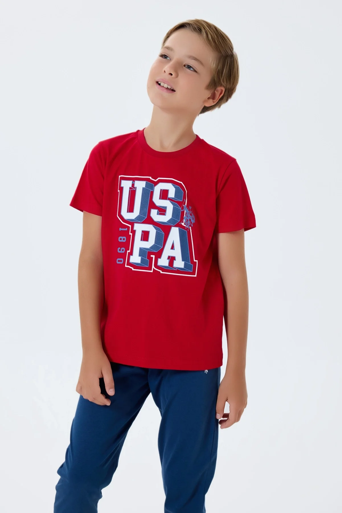 US Polo 2410-G Erkek Garson Pijama Takım görsel 4