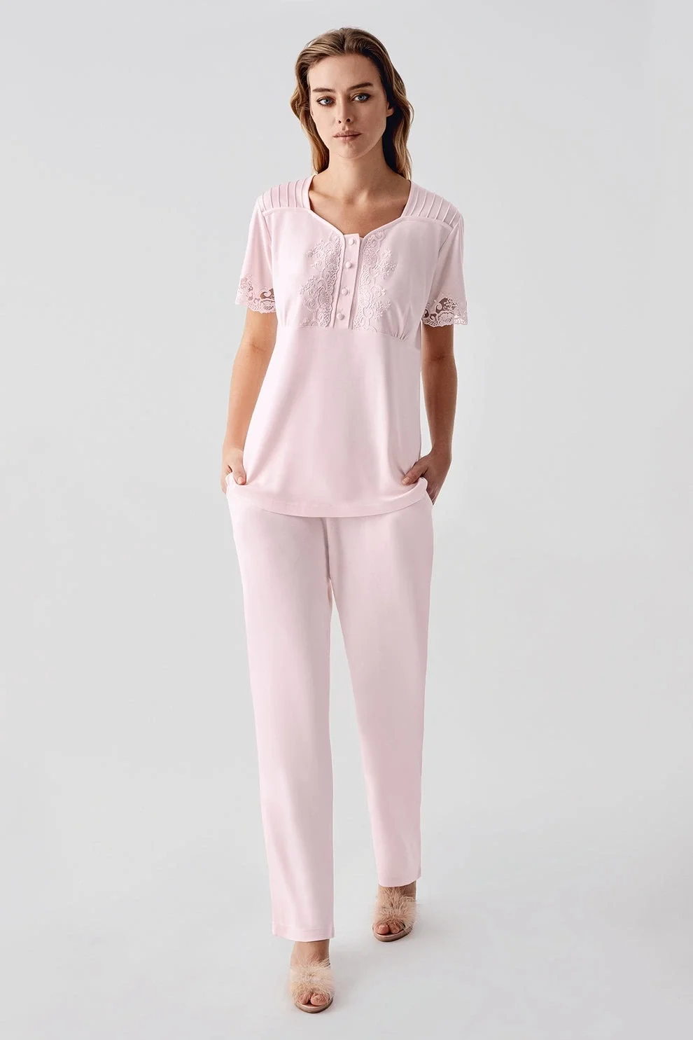Freshness 322 Kadın Sabahlıklı Pijama Takımı görsel 2