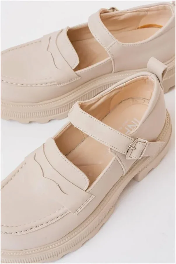 Kadın Loafer Ayakkabı Ayakkabı Tempo Tabanlı Süet Yüksek Casual görsel 5