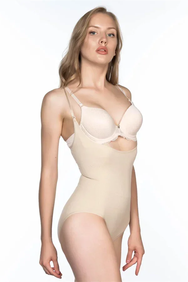 Ten Göğsü Açık Body Korse görsel 3