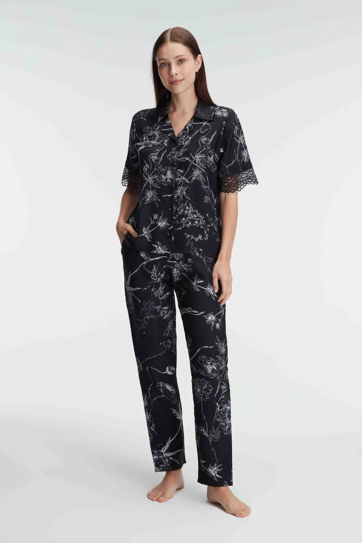 Anıl 9895 Kadın T-Shirt Ve Pantalon Takım