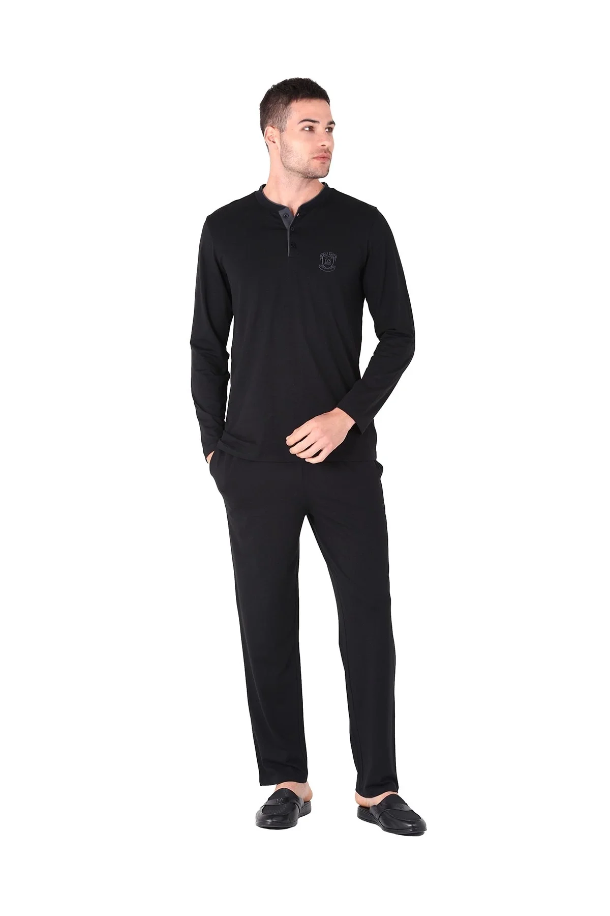 D'S Damat 221001 Uzun Kol Pijama Takımı görsel 3