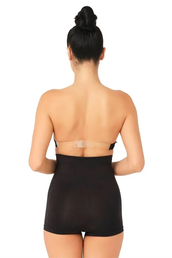 Siyah Pantolon Double Korse görsel 2