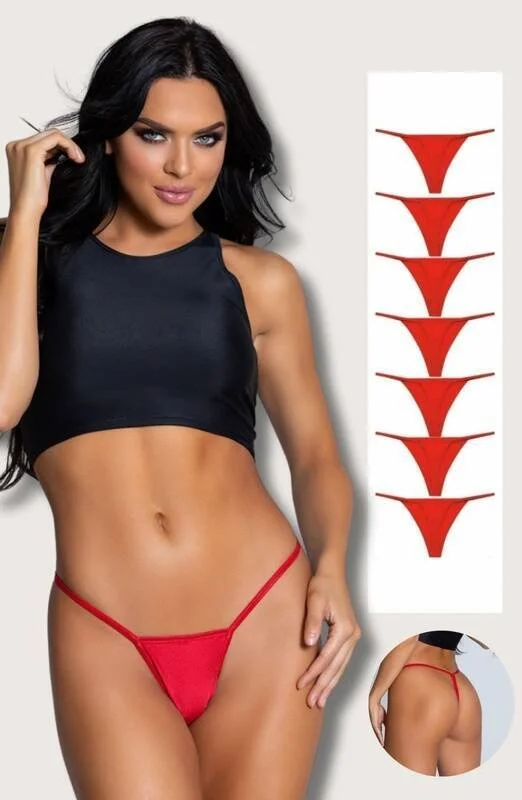 Kırmızı Tanga Külot String görsel 2