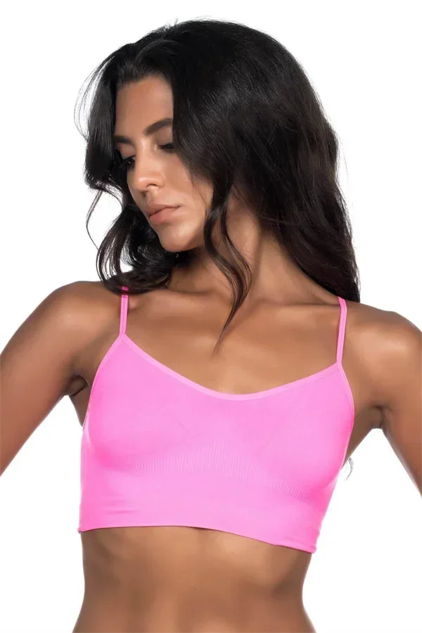 Neon Fuşya MI 4003 Soft İp Askı Büstiyer
