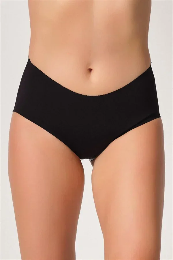 Siyah MI 2702 Lazer Kesim Toparlayıcı Mama Slip Korse
