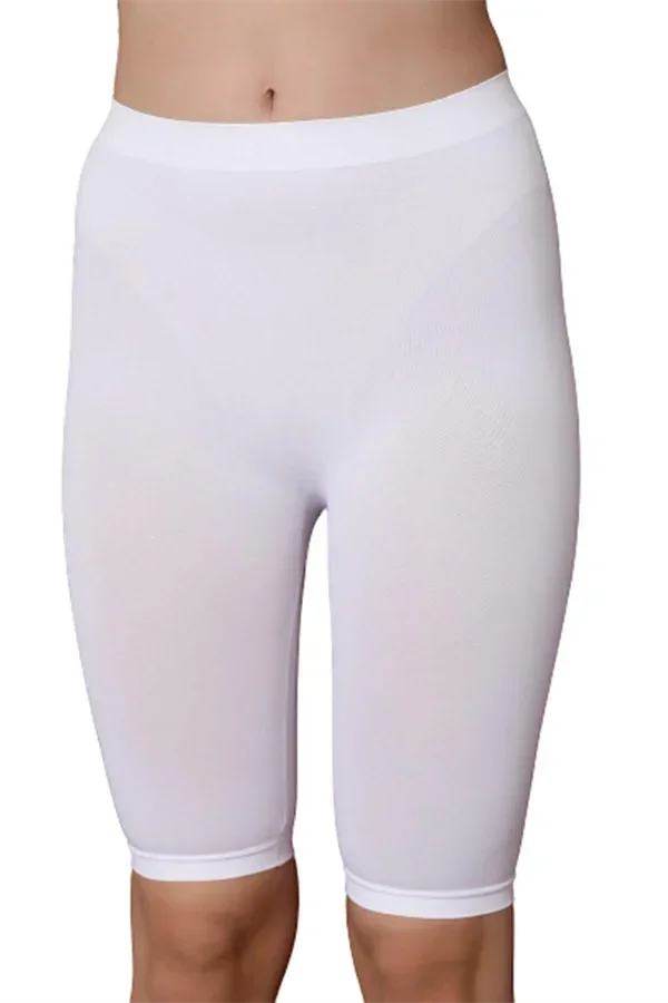 Beyaz MI 3856 Soft Kapri Tayt