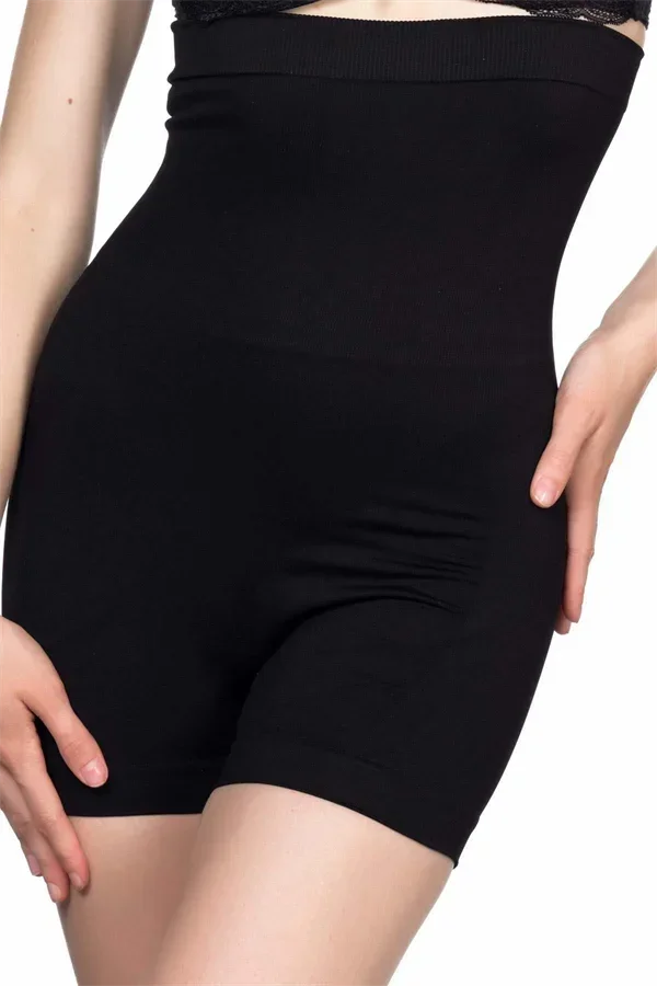 Siyah MI 2047 Yüksek Bel Boxer Korse
