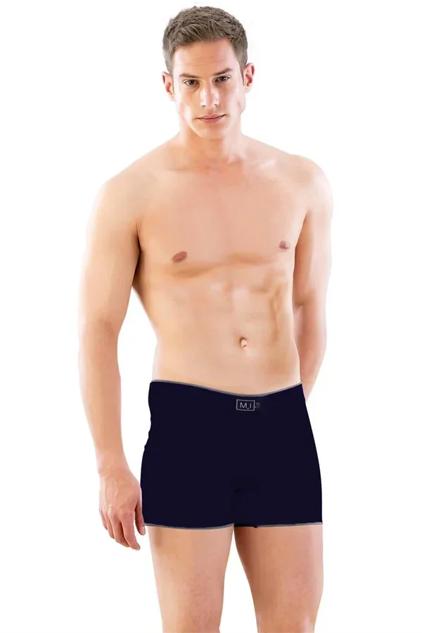 Lacivert MI 2108 Seamless uzun Erkek Boxer
