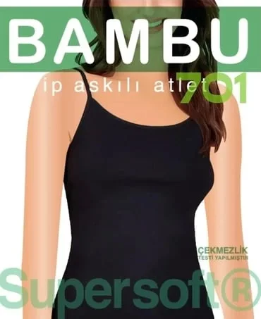 Star 701 Kadın Bambu İp Askılı Atlet